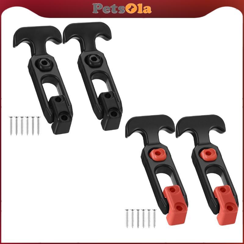 [PETSOLA] 2 ชุด T Handle Hasp Draw Latch ยาง Latch ยืดหยุ่นดึง T Handle Elastic Hood Latch สกรูยึดการสั่นสะเทือนลดเหมาะสําหรับรถกอล์ฟเกินไป
