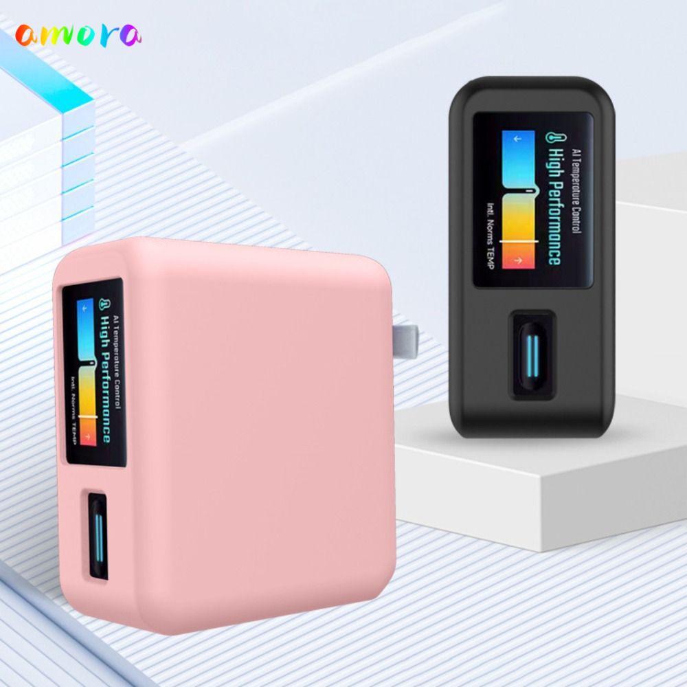 AMORA ซิลิโคน,สีทึบนุ่มป้องกัน,แบบพกพากันกระแทกกันฝุ่นฝาครอบป้องกันสําหรับ CUKTECH 10 Ultra GaN Char