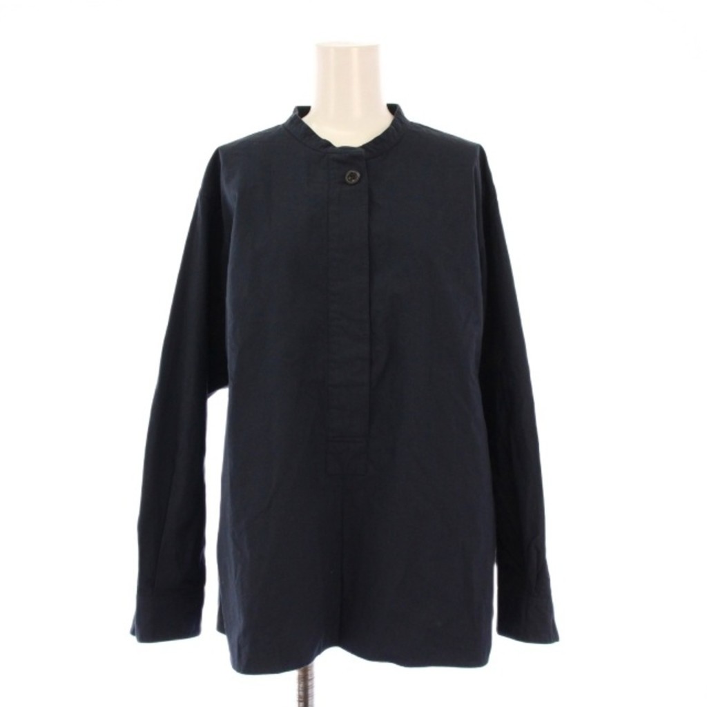 MHL. Tshirt Wave cotton navy Direct from Japan Secondhand