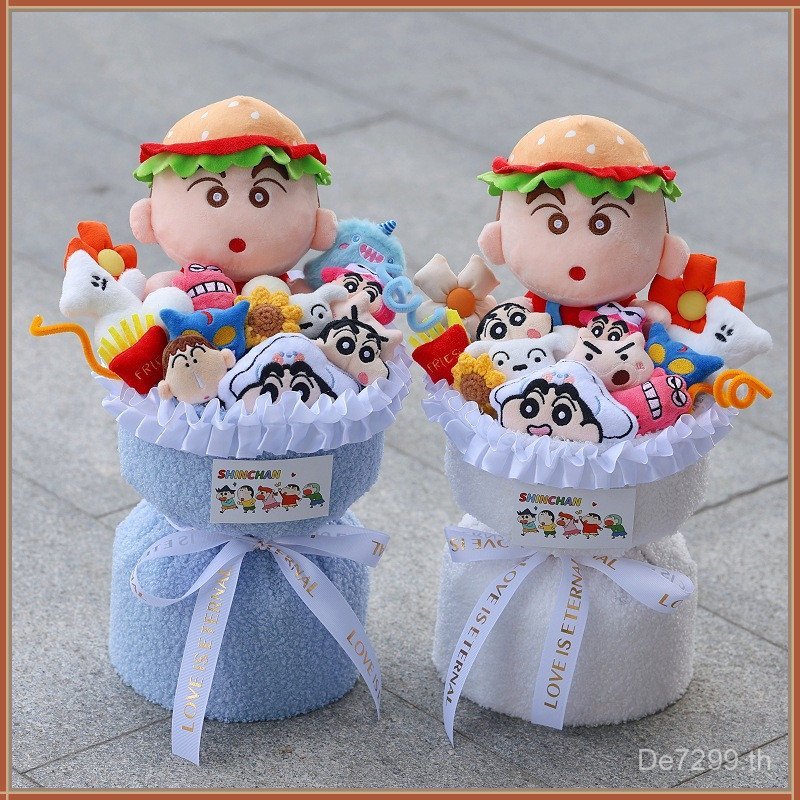 ช่อดอกไม้สาว Crayon Shin-Chan พิธีความรู้สึกส่ง 520 ของขวัญสําหรับแฟนของขวัญวันเกิดช่อดอกไม้แฟน C7HZ