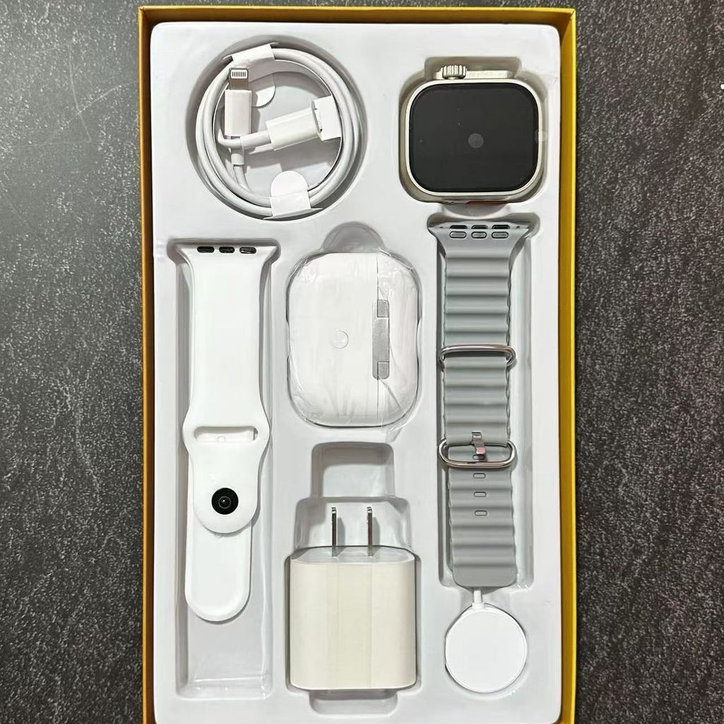 สมาร์ทวอท์ช X9 กีฬามัลติฟังก์ชั่น 7 ใน 1 ชุด Niche Bluetooth Call สร้อยข้อมือนาฬิกา ultra2 Huaqiangb