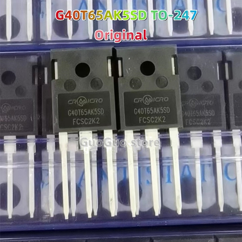 5pcs G40T65AK5SD TO-247 CRG40T65AK5SD TO247 40A/650V อินเวอร์เตอร์ IGBT ทรานซิสเตอร์ใหม่ pxa6