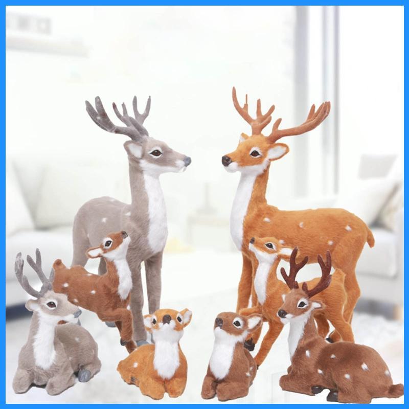 ตุ๊กตาเรนเดียร์ สำหรับตกแต่งบ้านและของเล่นเด็ก ในเทศกาลคริสต์มาสและปีใหม่