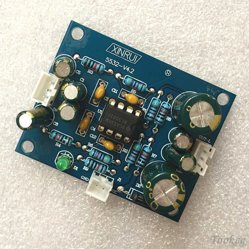 [Tookcg] 5532 Digital Power Preamplifier Board Mini Home Speaker Audio Stereo Op Amp