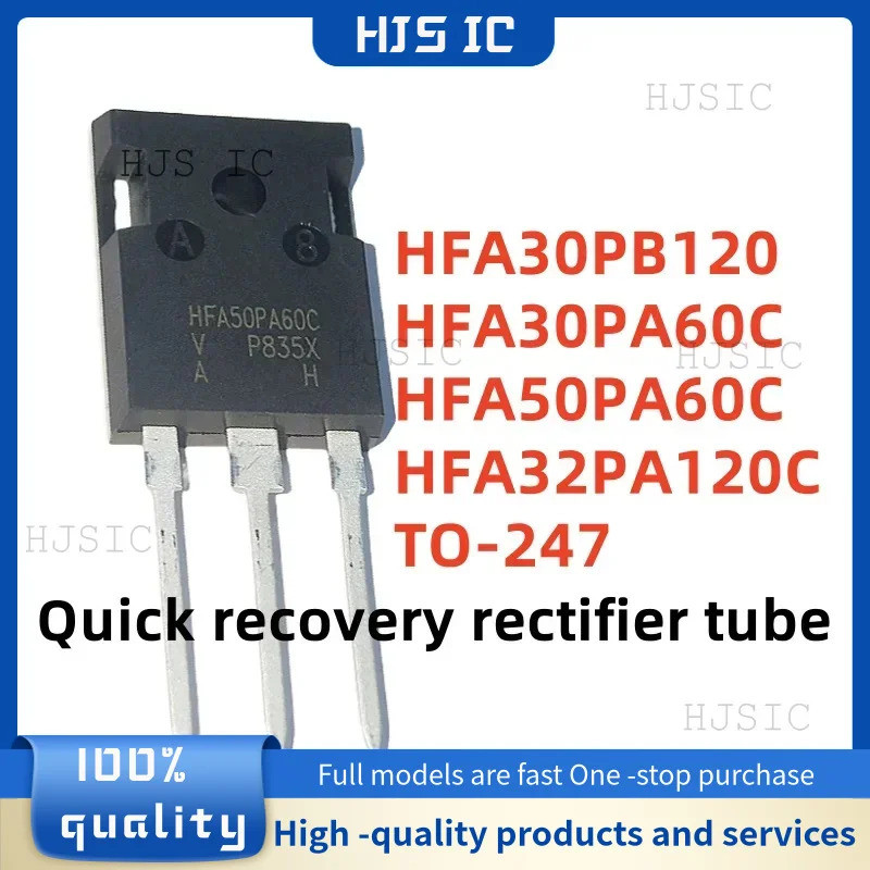 5PCS HFA30PA60C HFA30PB120 30PB120 HFA32PA120C 32PA120C HFA50PA60C 50PA60C TO-247 Field Effect ทรานซ