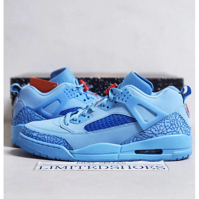 Nike Jordan Spizike Low Houston Oilers Blue Football Blue Red FQ1759-400 Men-