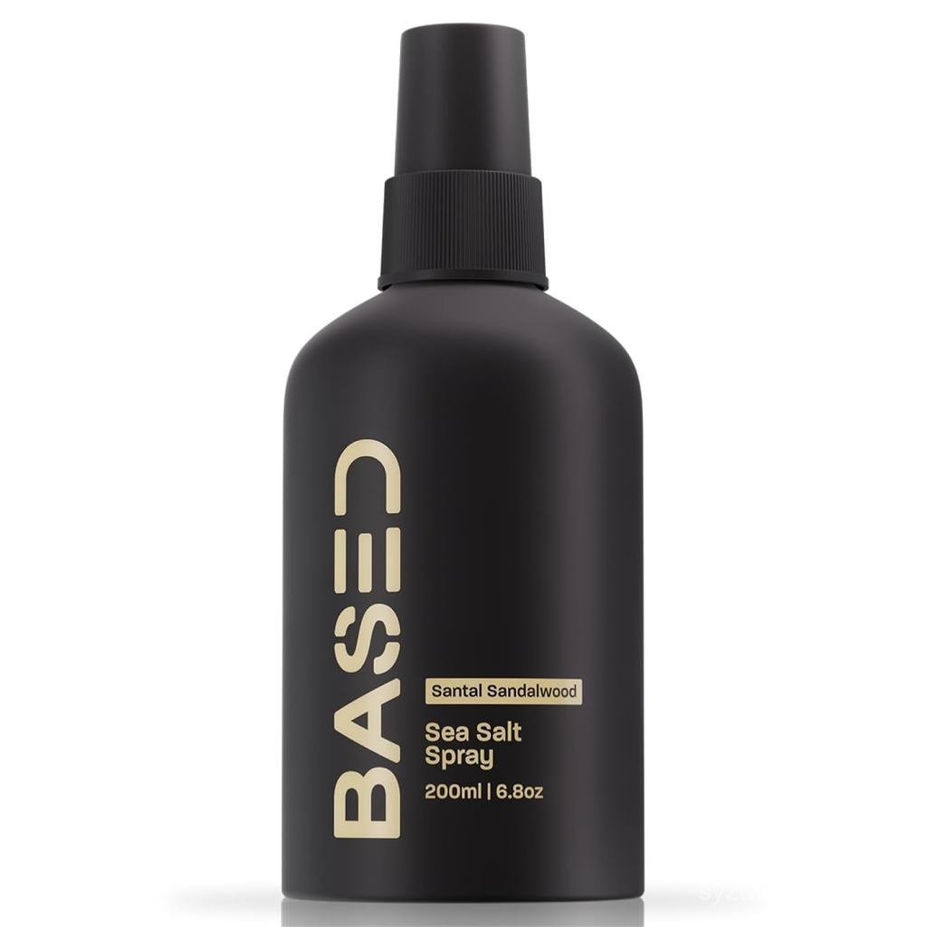 BASED Sea Salt Spray, Natural Finish Sea Salt Spray for Hair, Volumizes & Texturizes, Infused with K