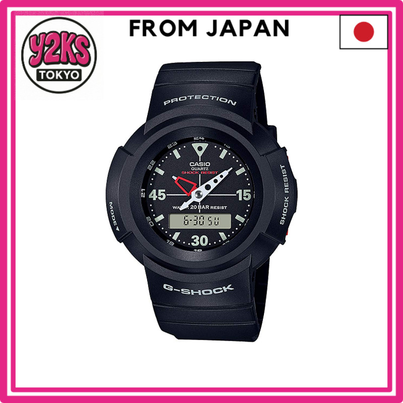 [ของแท้ส่งตรงจากญี่ปุ่น 🇯🇵]  CASIO กาชิโอ จีช็อก AW500 รุ่นรีอิชชูต้นแบบ AW-500E-1E แบบอนาล็อก-ดิจิท