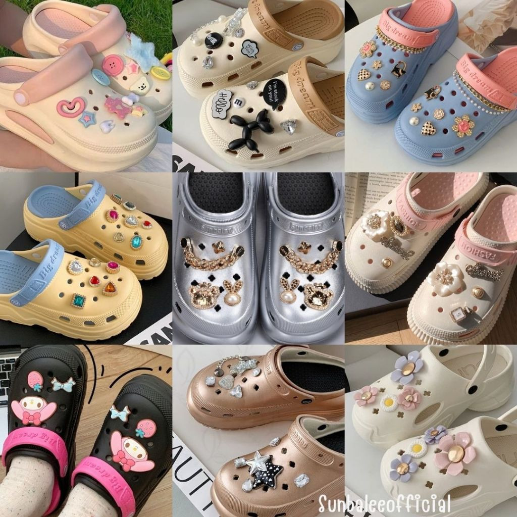 เฉพาะตัวติดรองเท้า📌🍉jibbitz ติดรองเท้า สุดน่ารัก จิบบิทซ์ ติดได้กับรองเท้าทุกรุ่น jibbitz Charms set