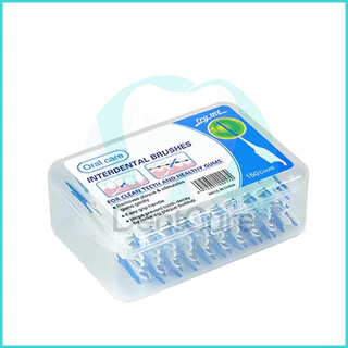 ชุดทันตกรรมพรีเมียม แปรงซิลิโคนนิ่ม ไหมขัดฟันเทคซ์ แปรงซอกฟัน 150 ชิ้น Dental Floss Interdental Silicone Brush