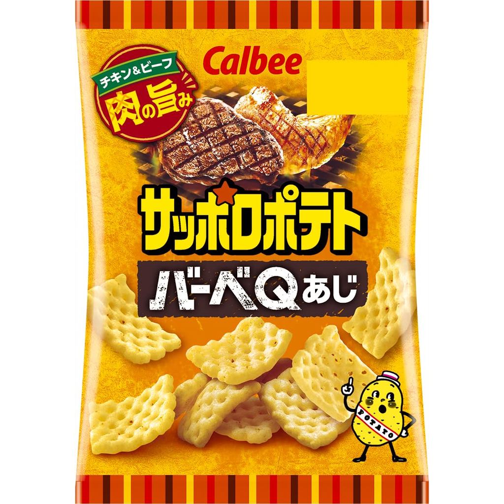 [Sapporo Potato] Calbee Sapporo Potato Barbecue Flavor 24g x 24 bags