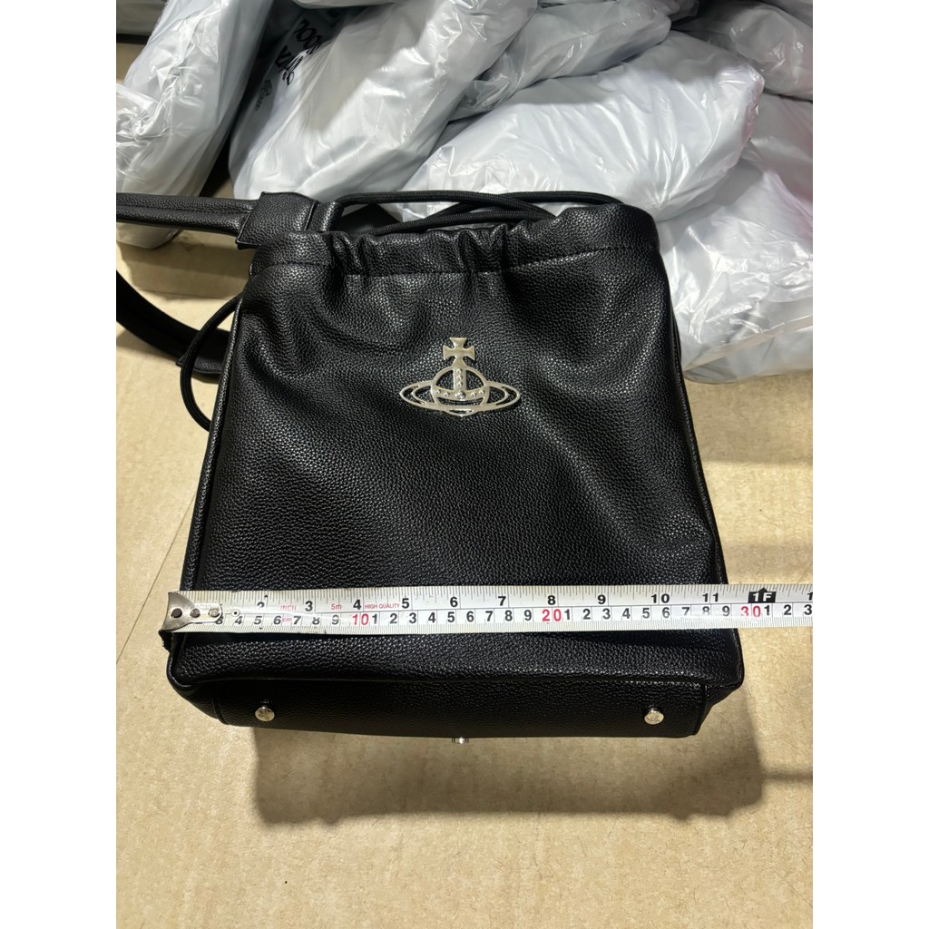 กระเป๋าทรงบัคเกต์สำหรับฤดูใบไม้ร่วง Queen Mother Xi อินเทรนด์ สายคล้องเอวและไหล่ได้ ความจุมาก - รูปที่ 3