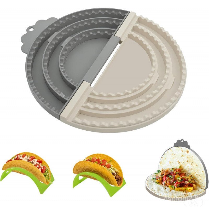 3-in-1TortillaSealer&Crimperfor6/8/10 นิ้วTortillas,Multi-SizeQuesadillaMaker&TacoPressTool,FoodGrad