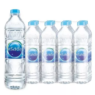 คริสตัลน้ำดื่ม 600มล. แพค 12 Crystal Water 600ml. Pack 12 [หมายเลขบาร์โค้ด 8851952350789 ]