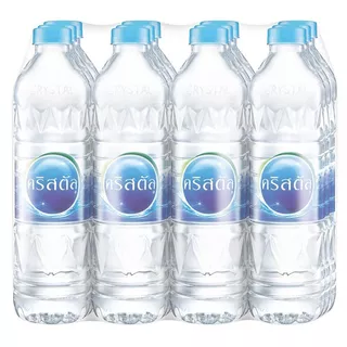 คริสตัลน้ำดื่ม 600มล. แพค 12 Crystal Water 600ml. Pack 12 [หมายเลขบาร์โค้ด 8851952350789 ]