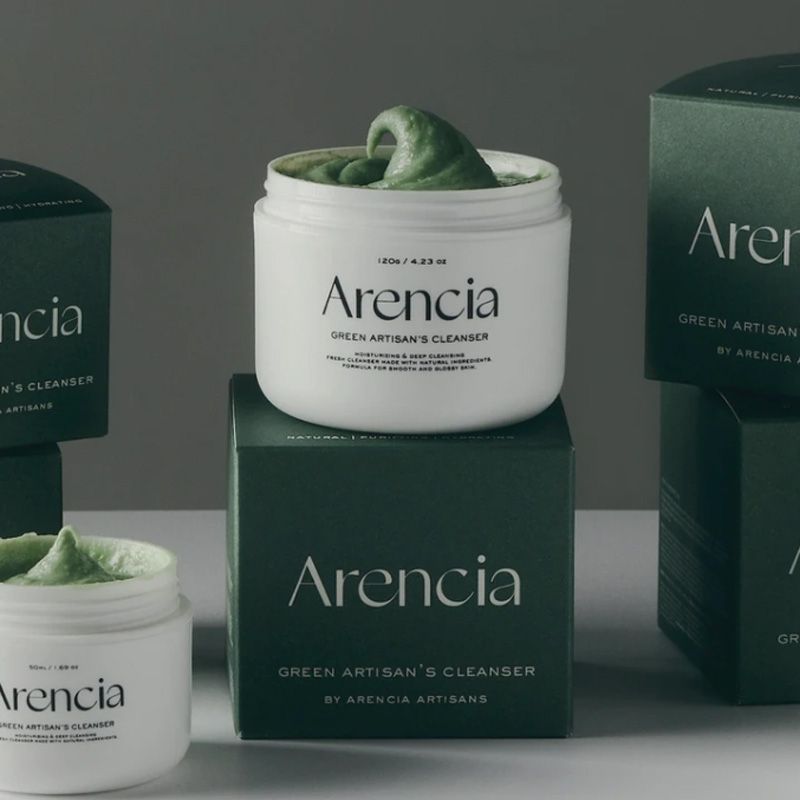 Arencia serum arencia cleanser arencia Vitamin c booster น้ํายาทําความสะอาดผ้าเช็ดทําความสะอาดหัวดํา