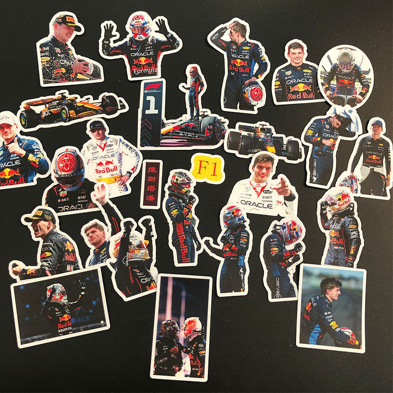 Vistapan Sticker F1 Formula One Red Bull Merchandise Racer Sticker Handbook pad