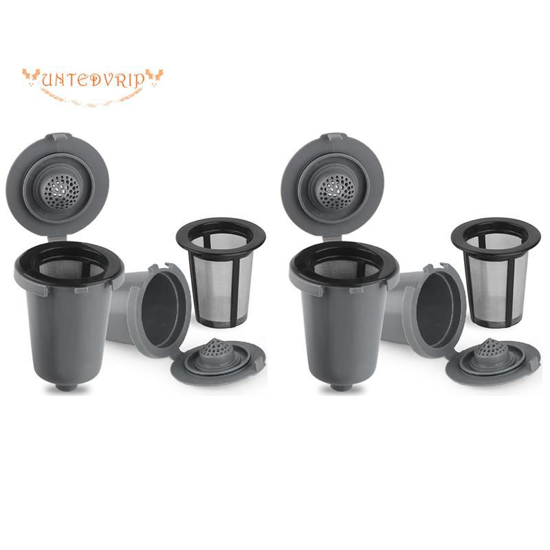 [Quick U]ถ้วยกรองแบบใช้ซ้ําได้ 4 ชิ้นสําหรับ SS-RFC Home Ebarist สําหรับผู้ที่ชื่นชอบกาแฟตัวกรองกาแฟ