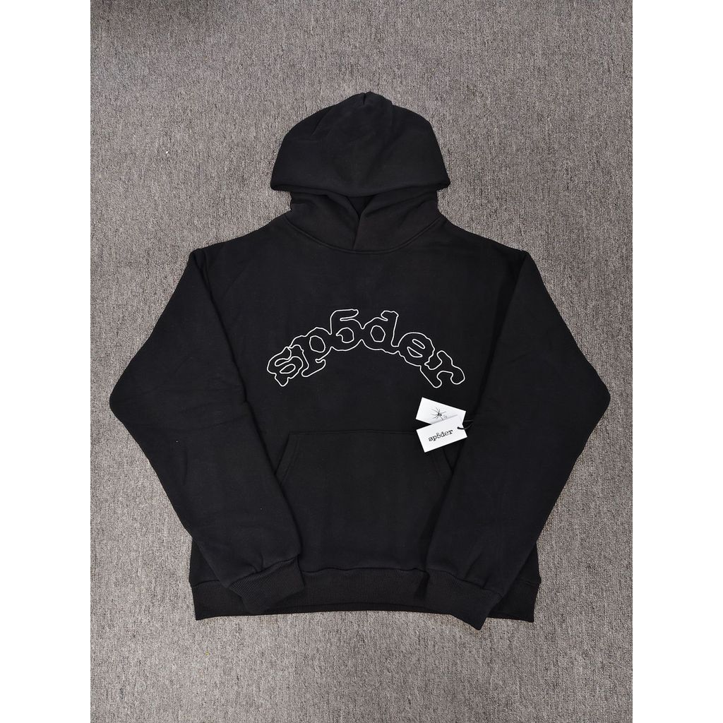 WLRH Sp5der Sweatshirt Heavy Hoodie High Street Loose Sweatshirt Jacket Shorts Suit Men