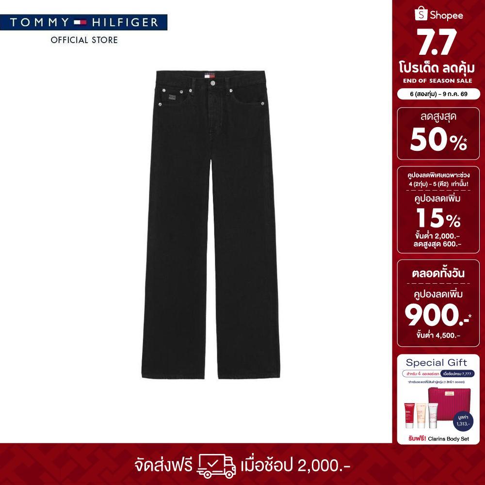 Tommy Jeans กางเกง ผู้หญิง รุ่น DW0DW22116 1BZ - สีดำ ทรง Loose