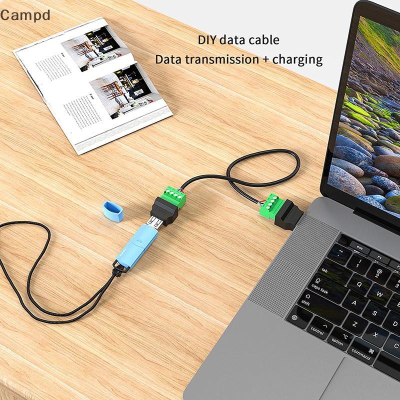 Campd 1 PC USB 2.0 ประเภท A USB Connector ปลั๊ก USB อะแดปเตอร์เชื่อมต่อ Ja พร้อมโล่ Type-A 4-Pin ชาย/หญิงปลั๊กสกรู Terminal Plug (TH)