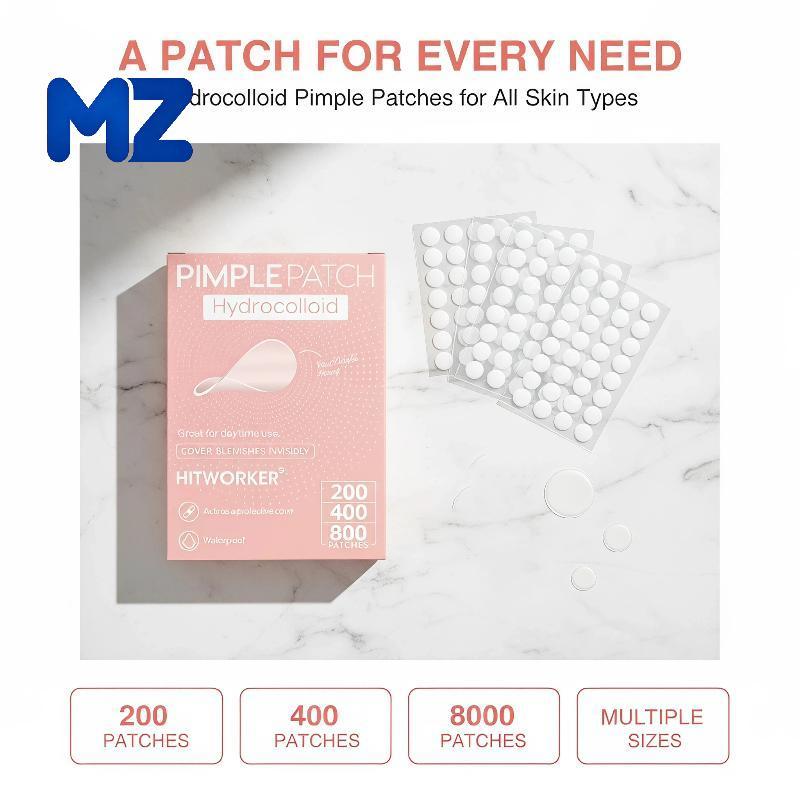 [MZ] Hydrocolloid Acne Pimple Stiers Invisible Clear Patch Set 200/400/800pcs for Oily Skin Daily Fa