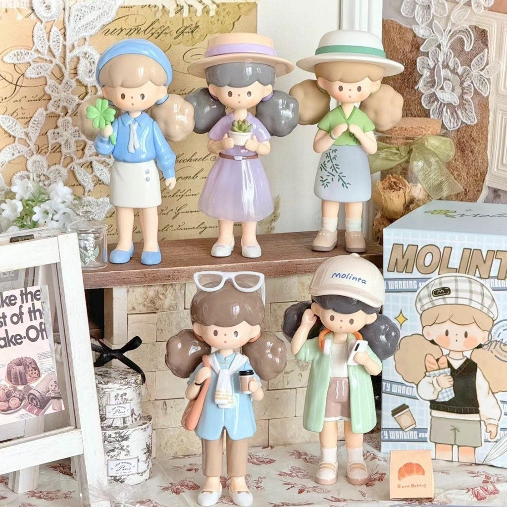[ราคากิจกรรมร้านค้าใหม่] FINDING UNICORN ของแท้กําลังมองหาสําหรับ UNICORN Popcorn Sister City Walk Series Mystery Box อินเทรนด์เล่นโมลินต้ารูป