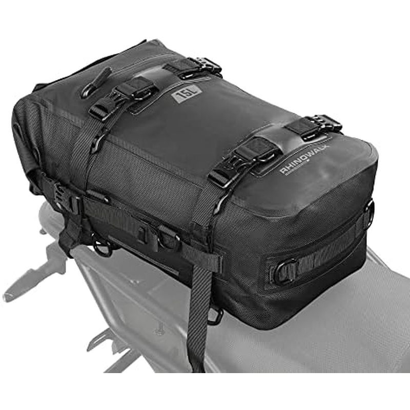Rhinowalk Motorcycle Crash Bar Bag Waterproof 6L Motorcycle Frame Bag Saddle Bag Side Bag with Shoul