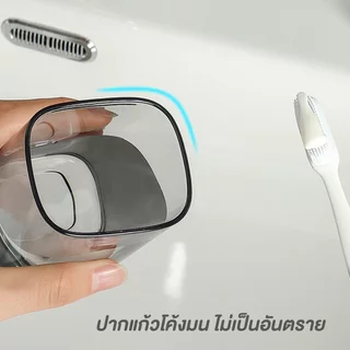 กล่องเก็บแปรงสีฟันแบบพกพา Travel Hygiene Case Transparent PET ที่วางห้องน้ํากันฝุ่น