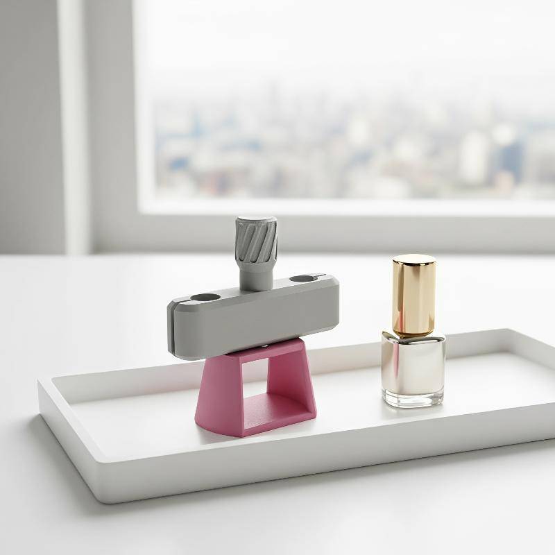 Luckywww Cat Eye Nail Art Magnetic Gyroscope ทนทานลูกปัดแก้วแต่งเล็บอุปกรณ์เสริมสําหรับทั้ง Home Salon ใช้ได้ดี
