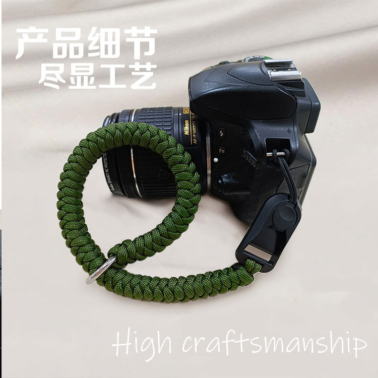 สายรัดข้อมือกล้องเหมาะสําหรับ Canon EOS R50 R8 Sony A7R3 A7M4 Fuji XT30 XT4 Nikon Z50 R6 R8 Lanyard 