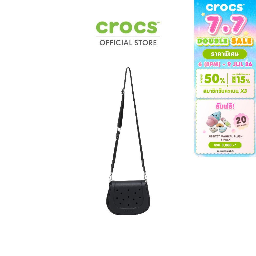 CROCS กระเป๋า NYLON CROSSBODY - BLACK