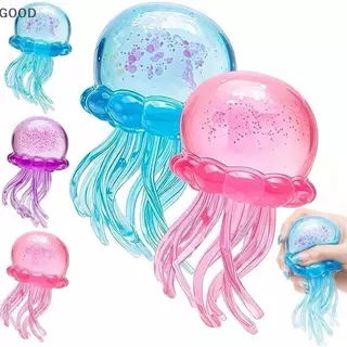 สปุชชี่ แมงกะพรุน ไซส์จัมโบ้ Sugar Ball พร้อม Glitter เนื้อเจล เนื้อหนึบสโลว์ ของเล่น บีบคลายเครียด