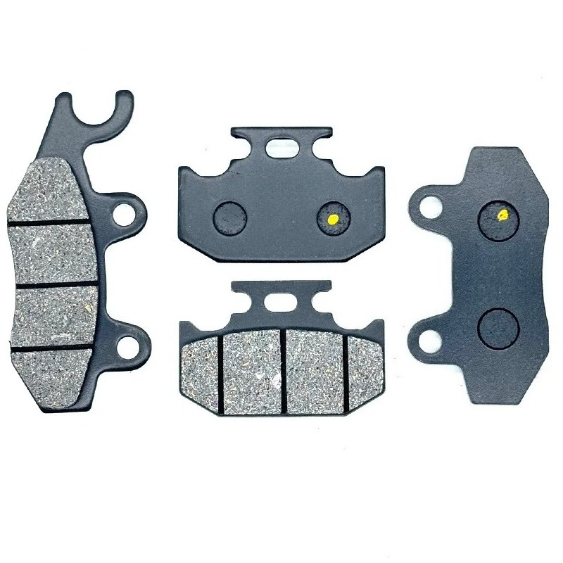ผ้าเบรคหน้าและหลังรถจักรยานยนต์สําหรับ KAWASAKI KDX200SR 90-93 KDX250 / KDX250R 91-94 KDX250E 91-92 