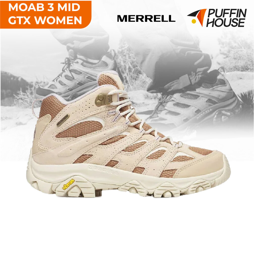 MERRELL รองเท้าเดินป่า ข้อสูง กันน้ำ สำหรับผู้หญิง MOAB 3 MID WP WOMEN