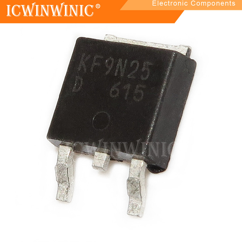 5 ชิ้น KF9N25 9N25 TO-252 ส่วนประกอบอิเล็กทรอนิกส์