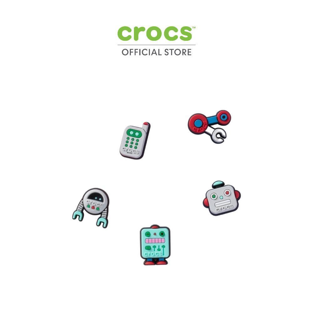 CROCS ตัวติดรองเท้า JIBBITZ™ ROBOT FRIEND 5 PACK รุ่น 10018476 - MULTICOLOR