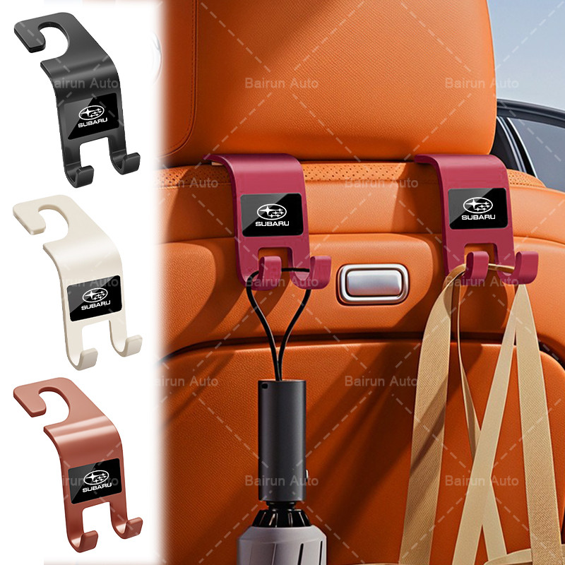 ทนทาน Car Headrest Hook ABS รถที่นั่งเบาะหลังขนมผู้ถือเครื่องดื่มสําหรับ Subaru Impreza WRX STI GDA 