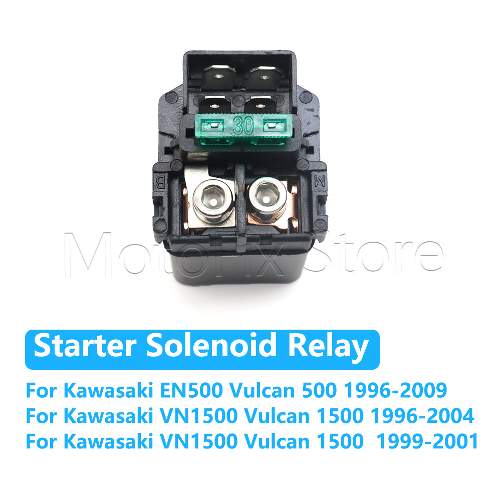 KAWASAKI รีเลย์โซลินอยด์สตาร์ทรถจักรยานยนต์สําหรับคาวาซากิ EN500 VN1500 Vulcan 500 1500 W650 EJ650 Z