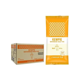 [ยกลัง 12 ถุง] KEWPIE Mayonnaise Mild Type มายองเนส มายด์ไทป์ คิวพี ขนาด 1 kg.