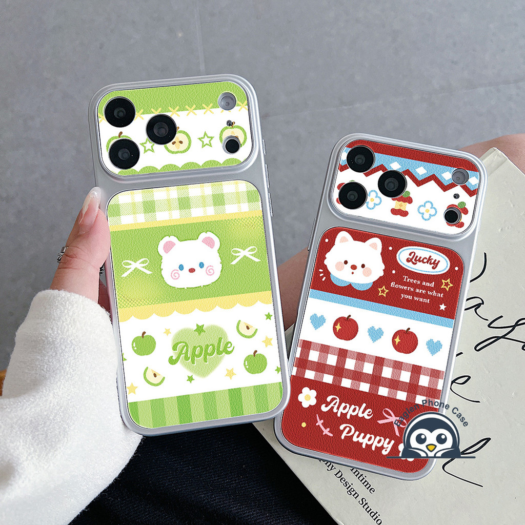น่ารักสีเขียวAppleหมีเคสโทรศัพท์สําหรับXiaomi Poco X8 Pro Max X7 X6 Neo X4 X3 GT NFC M8 M7 M6 Plus M