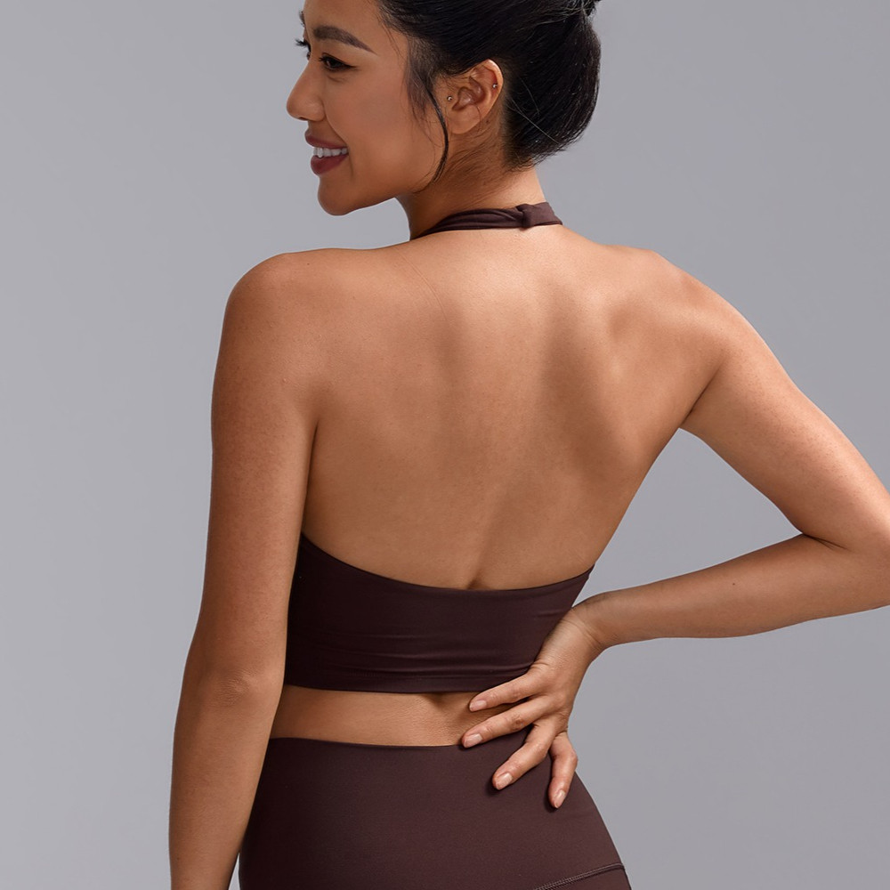 【LASYYOGA】สปอร์ตบรา anti-shock สำหรับโยคะและพิลาทิส แห้งไว และระบายอากาศได้ดี