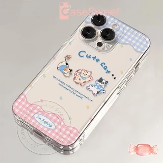 มือถือเคสแมวการ์ตูนน่ารัก เหมาะสำหรับ Redmi9 10 12 15 13 14 10C 9C 12C 14C 13C 15C A1 A5 Note 9 10 11 12 13 14 Pro POCO