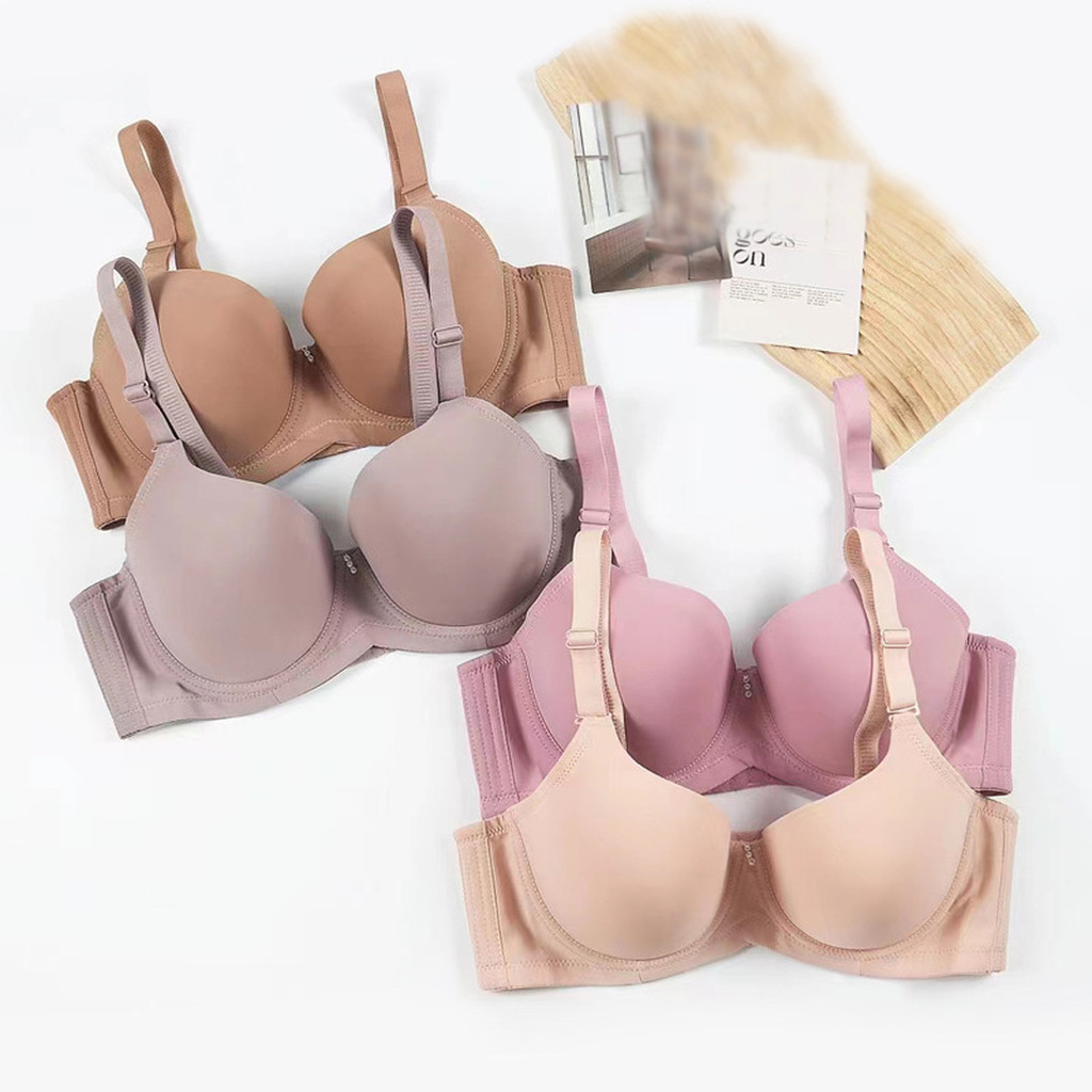 Womens Plus Size Underwire Minimizer Bra, Thin Cup No-Show ด้านข้างรองรับ D Cup 36-46