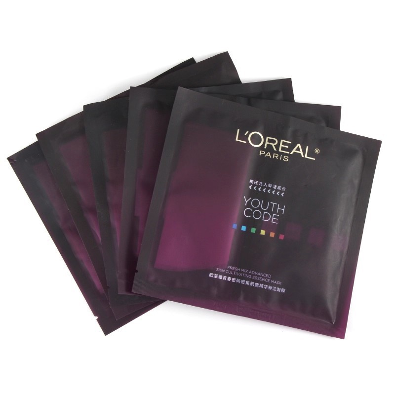 LOreal Black Essence Mask Sheet Skin Care Products Youth Code Enzyme Fresh Injection Moisturizing Fi
