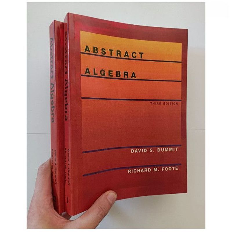 精944 Paper หนังสือภาษาอังกฤษ ABSTRACT ALGEBRA/David S. โง่ - ริชาร์ด ม. Foote/3th