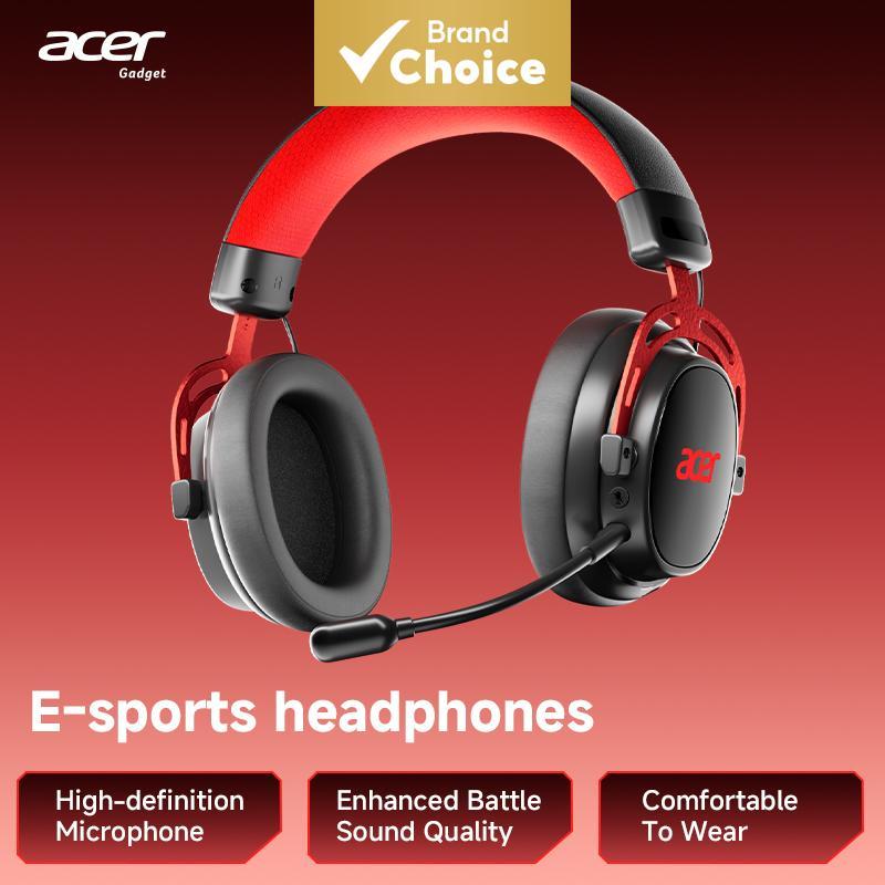 Acer OHR752 หูฟังไร้สายบลูทูธหูฟังแบบครอบหูพร้อมไมโครโฟนเสียงไฮไฟชุดหูฟัง Type-C ชาร์จหูฟังสําหรับเพ