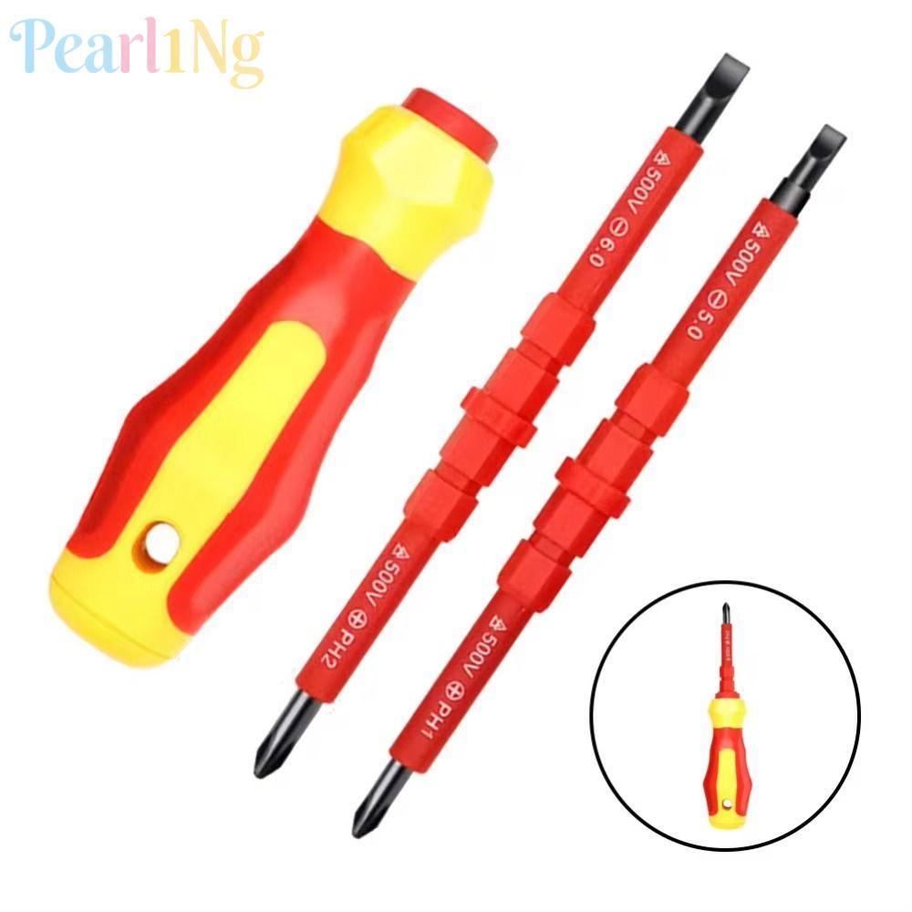 PEARLTH 3 ชิ้น/เซ็ตอเนกประสงค์ไขควง,Rive Nutdrivers PH1 PH2 Slotted Crossไขควงบิต,มือเครื่องมือส่วนฉ