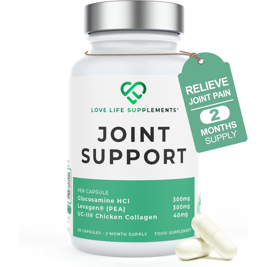 พอร์ตร่วมโดย LLS UCII® คอลลาเจน แอลวาเจน® Hyaluronic Acid C Joint Care & สําหรับผู้ชายและผู้หญิง Kne