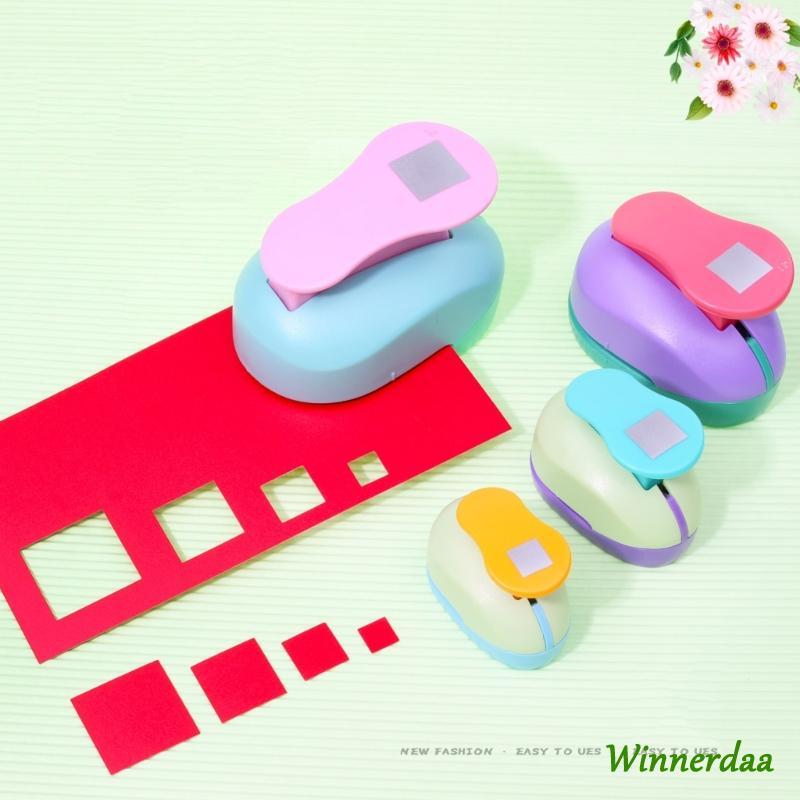WIN Professional กระดาษ Embosser Heavy Duty Square Hole Puncher สําหรับการ์ดทํา